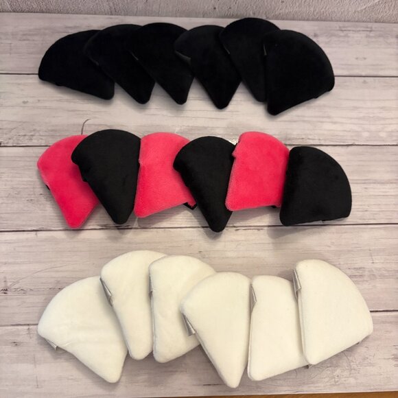NWOT 18 PCS Soft Triangle Powder Puff Makeup Applicator (SKU: 201MI) - Picture 1 of 5
